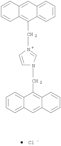 1,3-di(9-chloromethyl anthracene)-3-methylimidazolium
chloride
